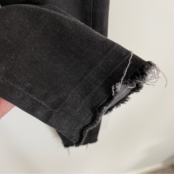 Spanx‎ Small Black Distressed Pull On High Rise Skinny Jeans - Picture 7 of 14